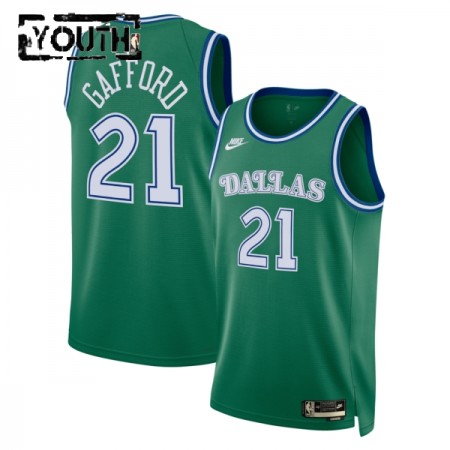 Camiseta Niños NBA Dallas Mavericks Daniel Gafford 2025-26 Nike Classic Edition Verde Swingman